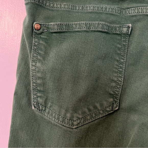 Anthropologie Pilcro and the Letterpress Green Women's Jeans Skinny Low Cut Stet - Picture 8 of 14